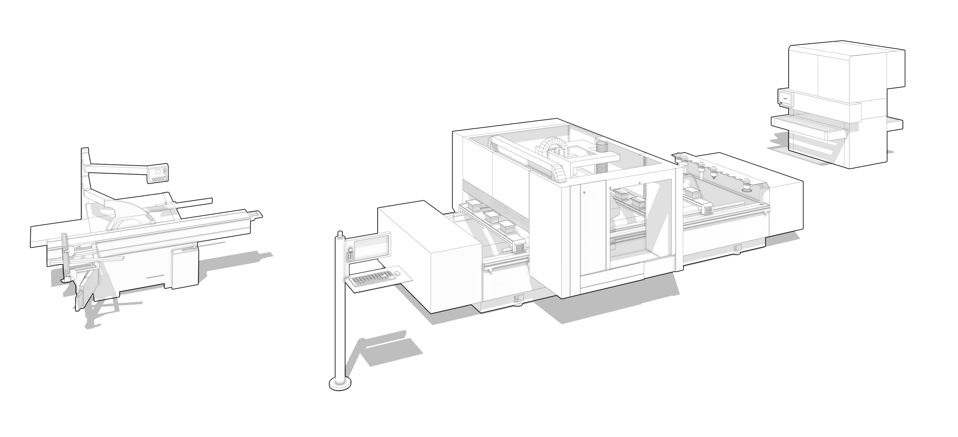 Illustration der CNC-Fraese für individuelle Fraesarbeiten
